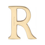 M Marcus Heritage Brass Letter R - Pin Fix 51mm